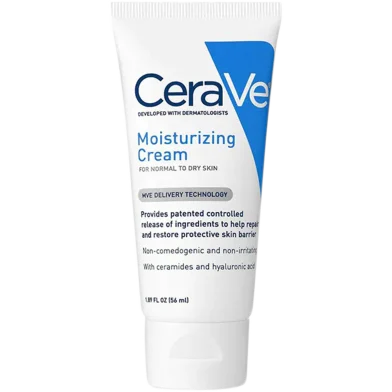 CeraVe Moisturizing Cream For Normal To Dry Skin 56 ml - 3606000537972 - Rokomari product